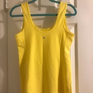 Lululemon Yellow Tank 10